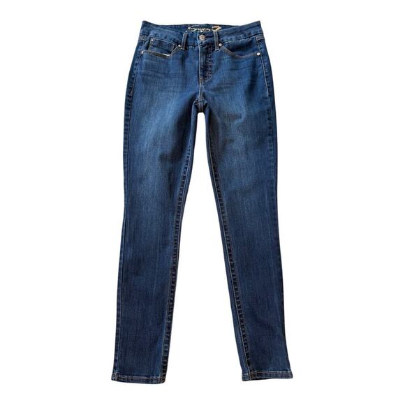 Seven7 Women's High Rise Skinny Jeans‎ Size 6 Blue Tummyless Design - Picture 1 of 7